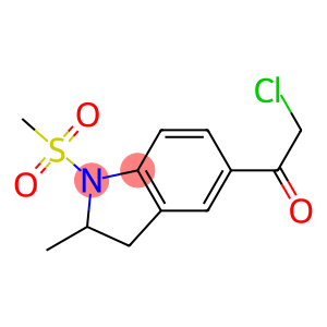 2-CHLORO-1-[2-METHYL-1-(METHYLSULFONYL)-2,3-DIHYDRO-1H-INDOL-5-YL]ETHANONE