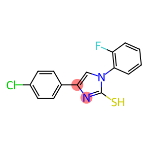 4-(4-CHLORO-PHENYL)-1-(2-FLUORO-PHENYL)-1H-IMIDAZOLE-2-THIOL