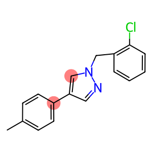 1-(2-CHLOROBENZYL)-4-(4-METHYLPHENYL)-1H-PYRAZOLE