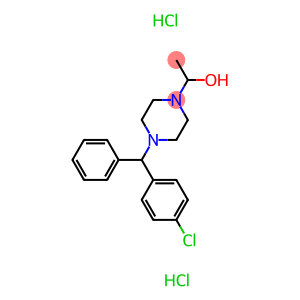 1-[4-[(4-CHLOROPHENYL)PHENYLMETHYL]-1-PIPERAZINYL]ETHANOL DIHYDROCHLORIDE