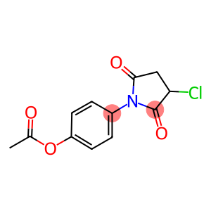 4-(3-CHLORO-2,5-DIOXO-1-PYRROLIDINYL)PHENYL ACETATE