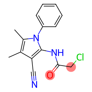 2-CHLORO-N-(3-CYANO-4,5-DIMETHYL-1-PHENYL-1H-PYRROL-2-YL)ACETAMIDE