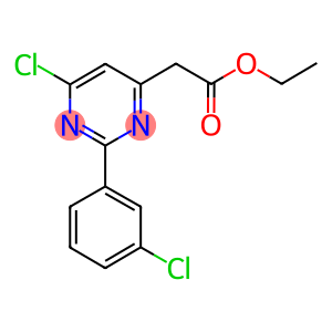 [6-CHLORO-2-(3-CHLORO-PHENYL)-PYRIMIDIN-4-YL]-ACETIC ACID ETHYL ESTER