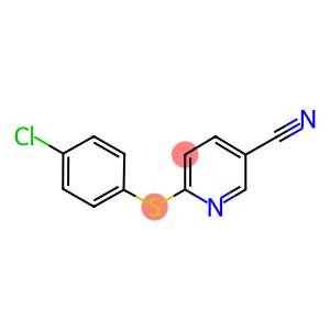 2-(4-CHLOROPHENYLTHIO)PYRIDINE-5-CARBONITRILE