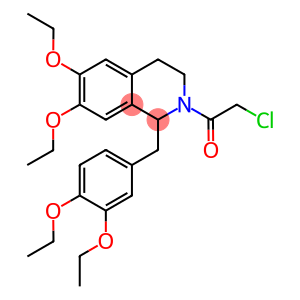 2-CHLORO-1-[1-(3,4-DIETHOXY-BENZYL)-6,7-DIETHOXY-3,4-DIHYDRO-1H-ISOQUINOLIN-2-YL]-ETHANONE