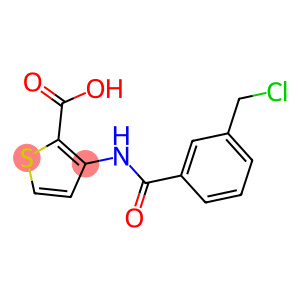 3-([3-(CHLOROMETHYL)BENZOYL]AMINO)THIOPHENE-2-CARBOXYLIC ACID