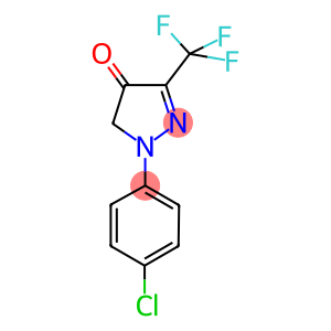 1-(4-CHLOROPHENYL)-3-(TRIFLUOROMETHYL)-1H-PYRAZOL-5(4H)-ONE