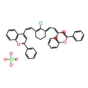4-[2-[2-CHLORO-3-[(2-PHENYL-4 H-1-BENZOPYRAN-4-YLIDENE)ETHYLIDENE]-1-CYCLOHEXEN-1-YL]ETHENYL]-2-PHENYL-1-BENZOPYRYLIUM PERCHLORATE