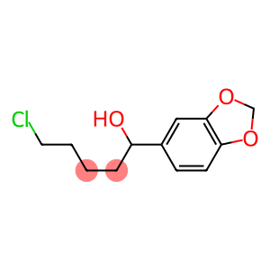 5-CHLORO-1-[3,4-(METHYLENEDIOXY)PHENYL]-1-PENTANOL