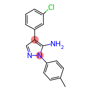 4-(3-CHLORO-PHENYL)-2-P-TOLYL-2H-PYRAZOL-3-YL-AMINE