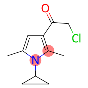 2-CHLORO-1-(1-CYCLOPROPYL-2,5-DIMETHYL-1H-PYRROL-3-YL)ETHANONE