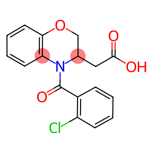 2-[4-(2-CHLOROBENZOYL)-3,4-DIHYDRO-2H-1,4-BENZOXAZIN-3-YL]ACETIC ACID