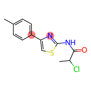 2-CHLORO-N-(4-P-TOLYL-THIAZOL-2-YL)-PROPIONAMIDE