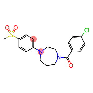 1-(4-CHLOROBENZOYL)-4-[4-(METHYLSULFONYL)PHENYL]-1,4-DIAZEPANE