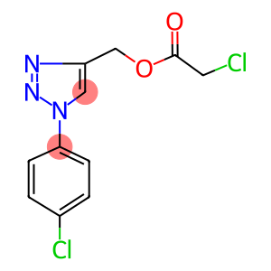 [1-(4-CHLOROPHENYL)-1H-1,2,3-TRIAZOL-4-YL]METHYL 2-CHLOROACETATE