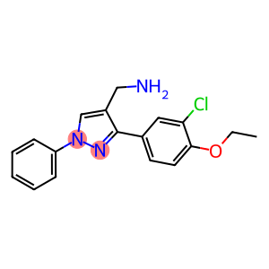 [3-(3-CHLORO-4-ETHOXYPHENYL)-1-PHENYL-1H-PYRAZOL-4-YL]METHYLAMINE