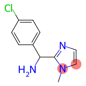 (4-CHLOROPHENYL)(1-METHYL-1H-IMIDAZOL-2-YL)METHYLAMINE