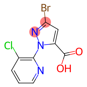 1-(3-CHLORO-2-PYRIDYL)-3-BROMO-5-PYRAZOLE CARBOXYLIC ACID