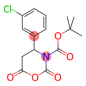 TERT-BUTYL-4-(3-CHLOROPHENYL)-2,6-DIOXO-1,3-OXAZINANE-3-CARBOXYLATE