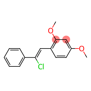 1-(2-CHLORO-2-PHENYL-VINYL)-2,4-DIMETHOXY-BENZENE