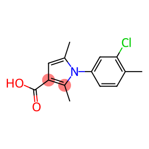 1-(3-CHLORO-4-METHYLPHENYL)-2,5-DIMETHYL-1H-PYRROLE-3-CARBOXYLIC ACID