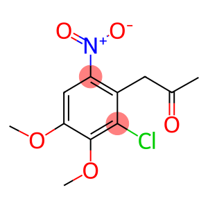 (2-CHLORO-3,4-DIMETHOXY-6-NITROPHENYL)ACETONE