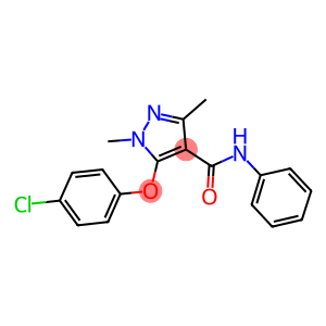 5-(4-CHLOROPHENOXY)-1,3-DIMETHYL-N-PHENYL-1H-PYRAZOLE-4-CARBOXAMIDE