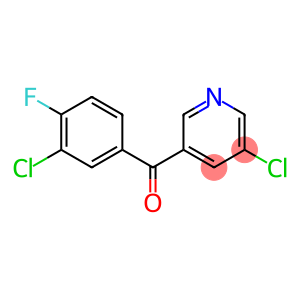 3-CHLORO-5-(3-CHLORO-4-FLUOROBENZOYL)PYRIDINE