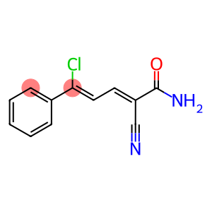 5-CHLORO-2-CYANO-5-PHENYLPENTA-2,4-DIENAMIDE