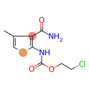 2-CHLOROETHYL N-[3-(AMINOCARBONYL)-4-METHYL-2-THIENYL]CARBAMATE