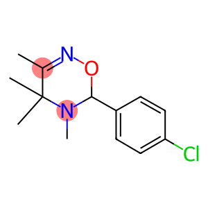 6-(4-CHLOROPHENYL)-3,4,4,5-TETRAMETHYL-5,6-DIHYDRO-4H-1,2,5-OXADIAZINE