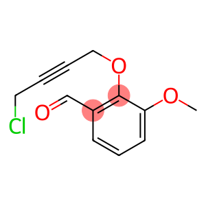 2-(4-CHLORO-BUT-2-YNYLOXY)-3-METHOXY-BENZALDEHYDE