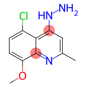 5-CHLORO-4-HYDRAZINO-8-METHOXY-2-METHYLQUINOLINE