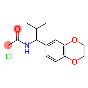 2-CHLORO-N-[1-(2,3-DIHYDRO-1,4-BENZODIOXIN-6-YL)-2-METHYLPROPYL]ACETAMIDE