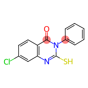 7-CHLORO-2-MERCAPTO-3-PHENYL-3H-QUINAZOLIN-4-ONE