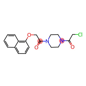1-(CHLOROACETYL)-4-[(1-NAPHTHYLOXY)ACETYL]PIPERAZINE