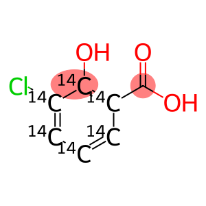 3-CHLOROSALICYLIC ACID [RING-14C(U)]