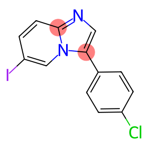 3-(4-CHLOROPHENYL)-6-IODOIMIDAZO[1,2-A]PYRIDINE