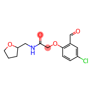 2-(4-CHLORO-2-FORMYLPHENOXY)-N-(TETRAHYDROFURAN-2-YLMETHYL)ACETAMIDE