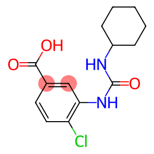 4-CHLORO-3-[[(CYCLOHEXYLAMINO)CARBONYL]AMINO]BENZOIC ACID