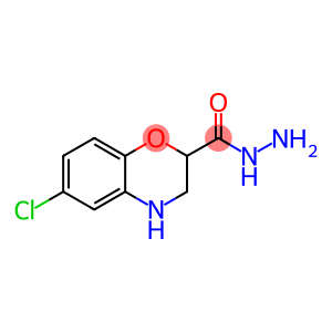 6-CHLORO-3,4-DIHYDRO-2H-BENZO[1,4]OXAZINE-2-CARBOXYLIC ACID HYDRAZIDE