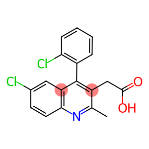 [6-CHLORO-4-(2-CHLOROPHENYL)-2-METHYLQUINOLIN-3-YL]ACETIC ACID
