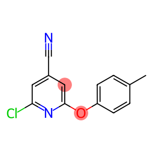 2-CHLORO-6-(4-METHYLPHENOXY)ISONICOTINONITRILE