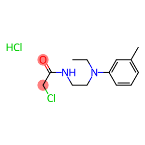 2-CHLORO-N-[2-[ETHYL(3-METHYLPHENYL)AMINO]ETHYL]ACETAMIDE HYDROCHLORIDE