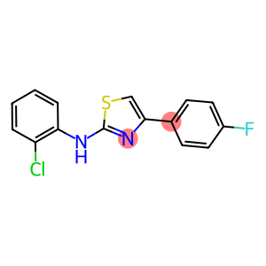 (2-CHLOROPHENYL)(4-(4-FLUOROPHENYL)(2,5-THIAZOLYL))AMINE