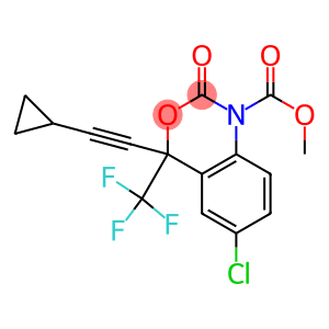 6-CHLORO-4-(CYCLOPROPYLETHYNYL)-1,4-DIHYDRO-4-(TRIFLUOROMETHYL)-1-METHOXYCARBONYL-2H-3,1-BENZOXAZIN-2-ONE