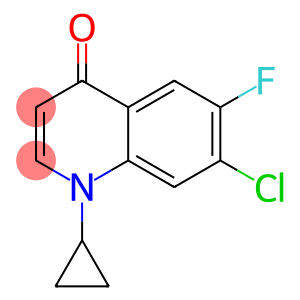 7-CHLORO-1-CYCLOPROPYL-6-FLUORO-1,4-DIHYDRO-4-OXOQUINOLINE