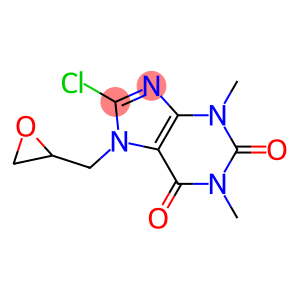 8-CHLORO-1,3-DIMETHYL-7-(OXIRAN-2-YLMETHYL)-3,7-DIHYDRO-1H-PURINE-2,6-DIONE, TECH