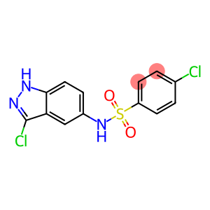 4-CHLORO-N-(3-CHLORO-1H-INDAZOL-5-YL)BENZENESULPHONAMIDE