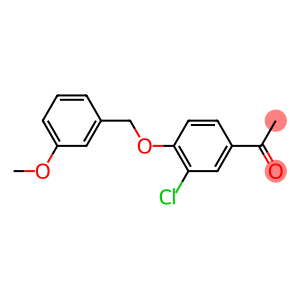 1-(3-CHLORO-4-[(3-METHOXYBENZYL)OXY]PHENYL)-1-ETHANON